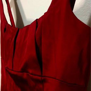 David Meister Cherry Red Dress